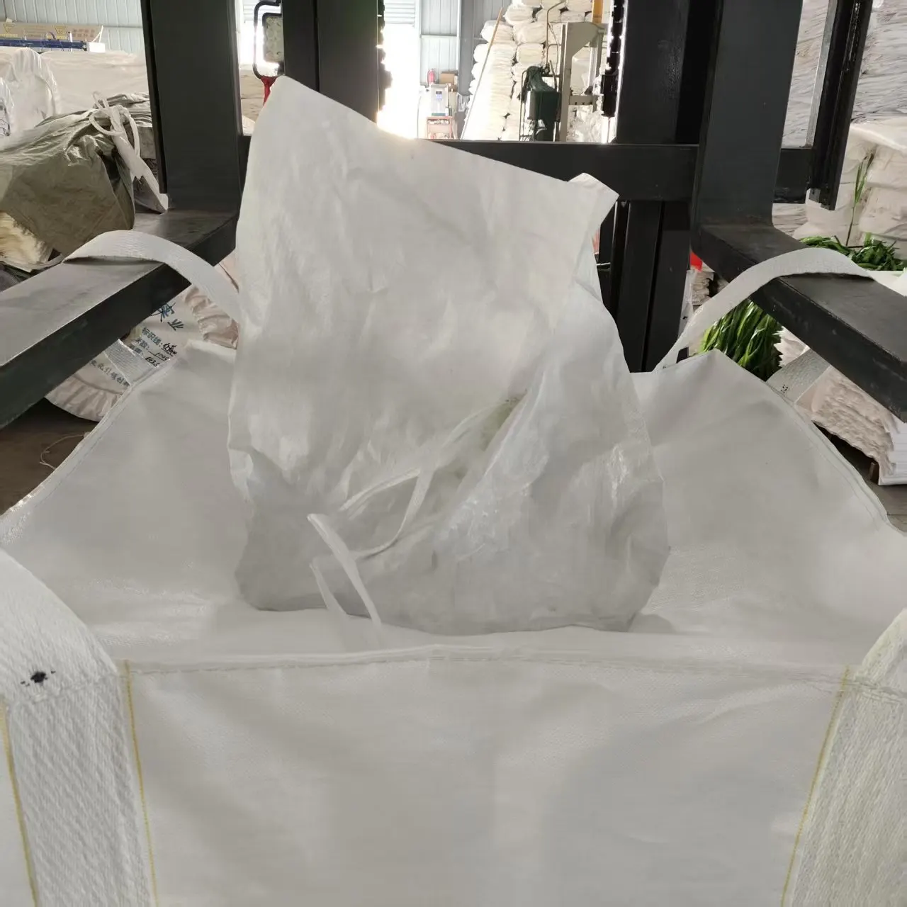 四吊上下料口吨袋,承重 500-2000kg,PP编织布,适用于粉状物料